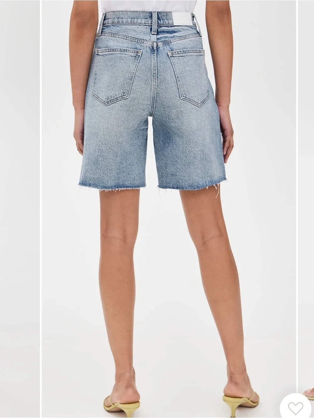 Pistola Kaylee High Rise Pinched Loose Straight Jean Short in Boulder Wash Blue
